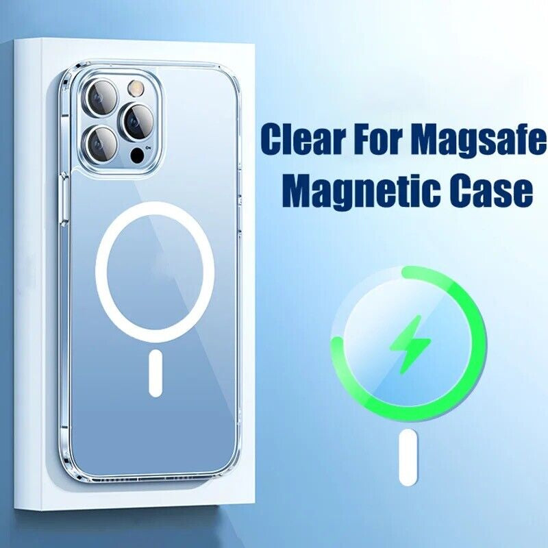 For Iphone 16 Pro Max 15 14 13 12 11 X Magsafe Magnetic Wireless Charging Case